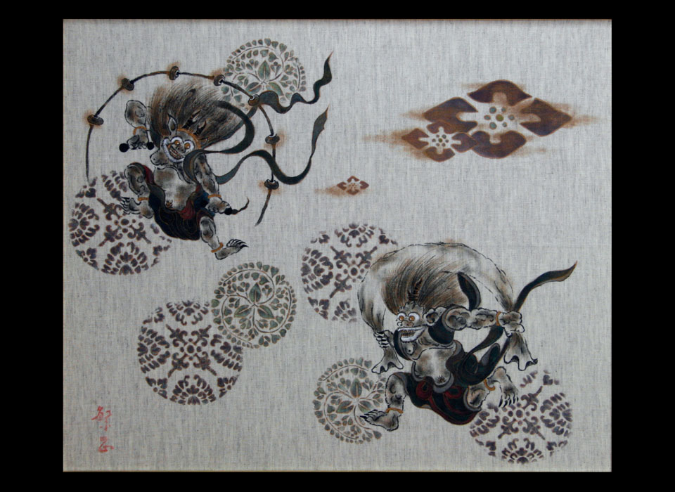 風神雷神図（全体）