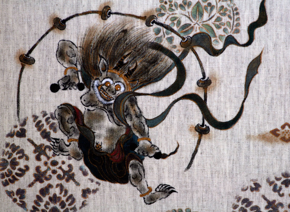 風神雷神図（部分）